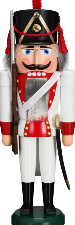 Seiffener Volkskunst eG Bestseller | Nussknacker*Nussknacker Grenadier, rot, 39 cm von