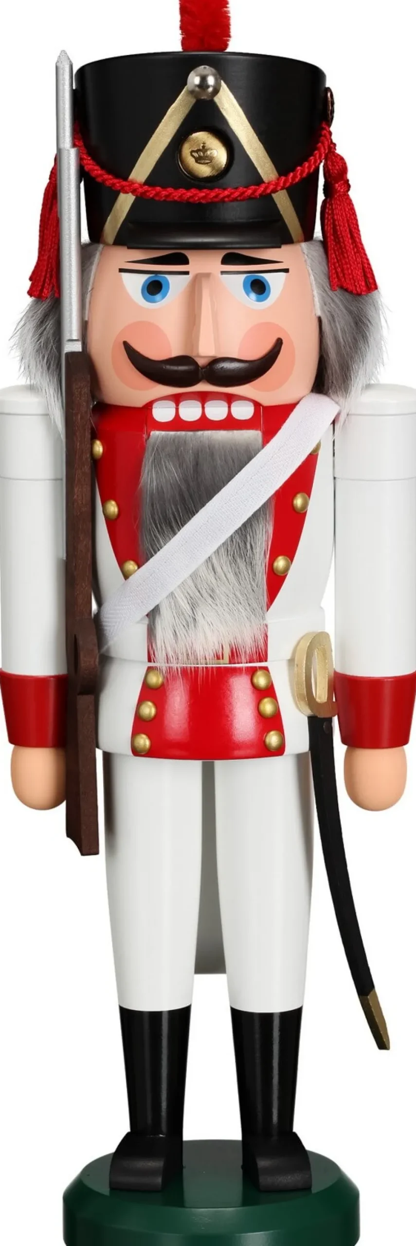 Seiffener Volkskunst eG Bestseller | Nussknacker*Nussknacker Grenadier, rot, 39 cm von