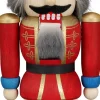 Seiffener Volkskunst eG Neuheiten | Auslaufartikel*Nussknacker Husar, rot, 15 cm von Seiffener Volkskunst