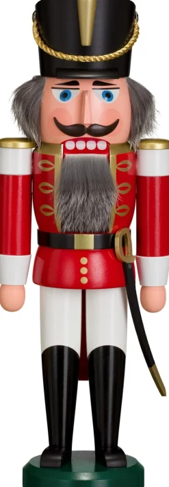 Seiffener Volkskunst eG Neuheiten | Nussknacker*Nussknacker Husar, rot, 37 cm von