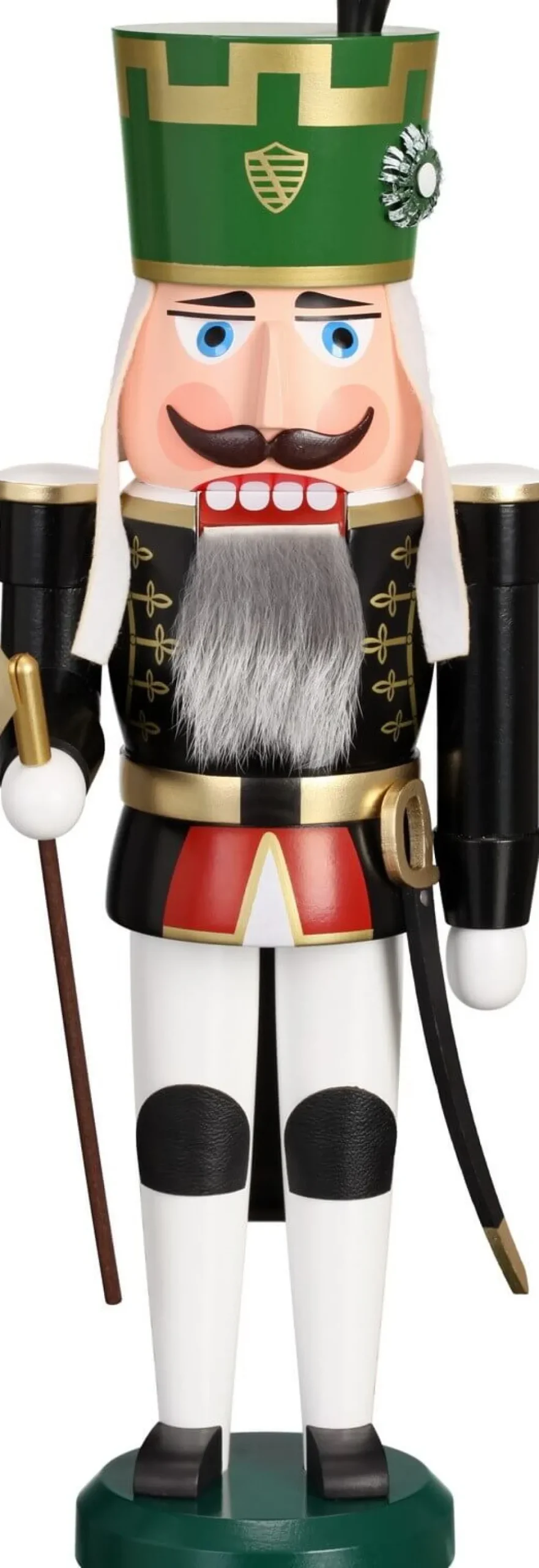 Seiffener Volkskunst eG Bestseller | Nussknacker*Nussknacker Knappschaftsältester, 38 cm von