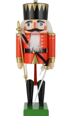 Richard Glässer GmbH Neuheiten | Nussknacker*Nussknacker König, 36 cm von Richard Glässer