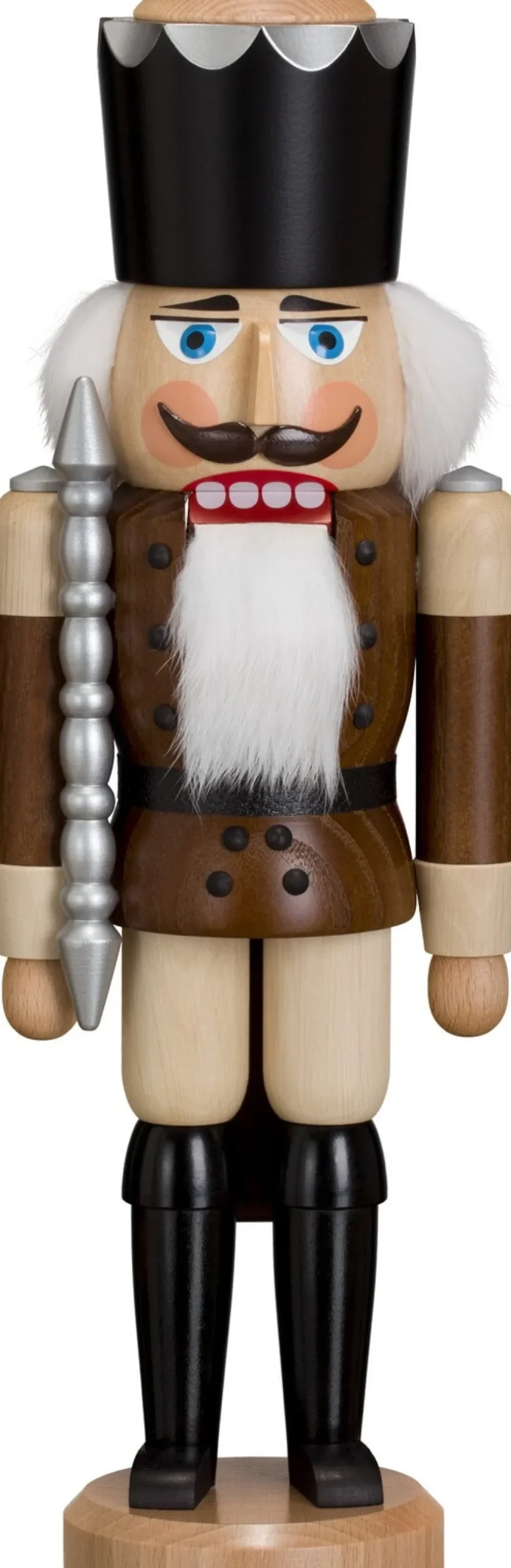 Seiffener Volkskunst eG Nussknacker*Nussknacker König, braun, 39 cm von