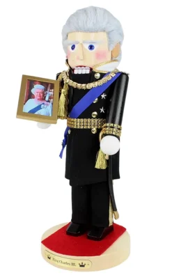 Steinbach Nussknacker Bestseller | Auslaufartikel*Nussknacker König Charles III. von England, 40 cm von Steinbach