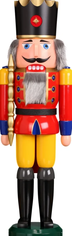 Seiffener Volkskunst eG Nussknacker*Nussknacker König, , 60 cm von