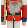 Seiffener Volkskunst eG Nussknacker*Nussknacker König, rot-weiß, 39 cm von