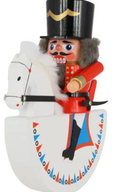 Legler Holz- und Drechslerwaren HODREWA Nussknacker*Nussknacker Reiterlein Husar rot, 22 cm von Legler