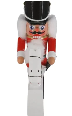 Legler Holz- und Drechslerwaren HODREWA Nussknacker*Nussknacker Reiterlein Husar rot, 27 cm von Legler