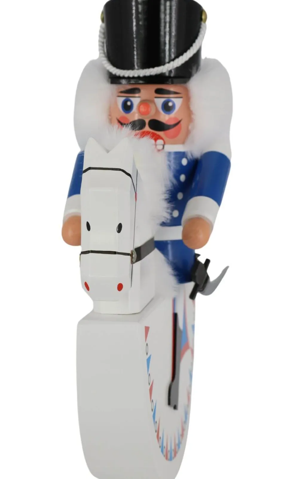 Legler Holz- und Drechslerwaren HODREWA Nussknacker*Nussknacker Reiterlein Husar blau, 27 cm von Legler
