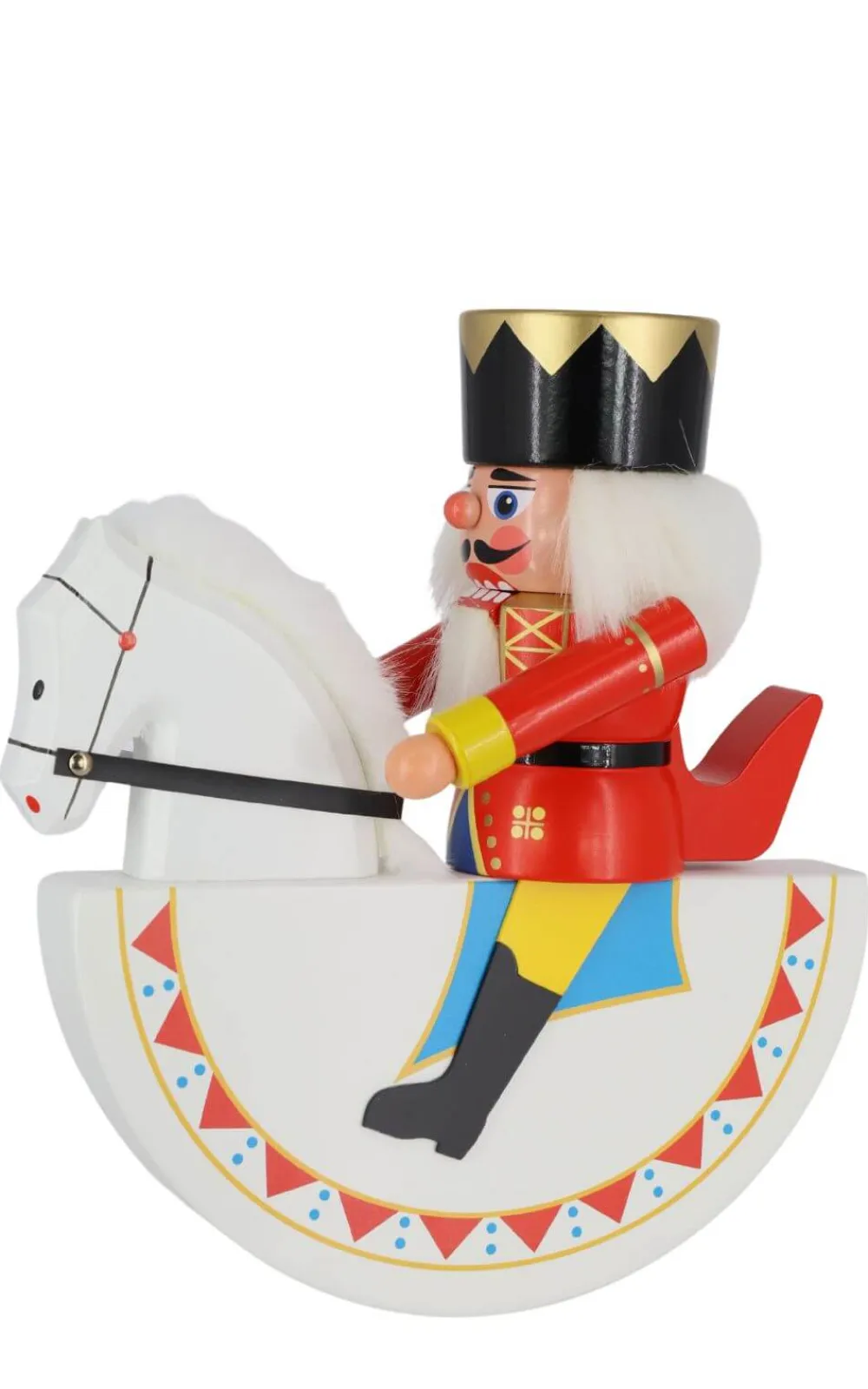 Legler Holz- und Drechslerwaren HODREWA Nussknacker*Nussknacker Reiterlein König, 27 cm von Legler