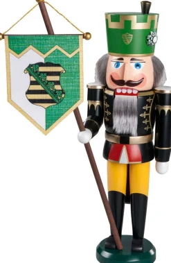 Seiffener Volkskunst eG Bestseller | Nussknacker*Nussknacker Sächsischer Bergmann, 38 cm von