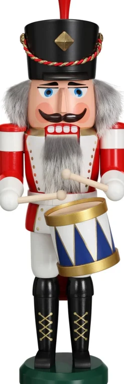 Seiffener Volkskunst eG Bestseller | Nussknacker*Nussknacker Trommler, 39 cm von