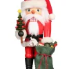 Christian Ulbricht Nussknacker*Nussknacker Weihnachtsmann mit Sack, 41 cm von