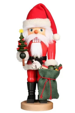 Christian Ulbricht Nussknacker*Nussknacker Weihnachtsmann mit Sack, 41 cm von