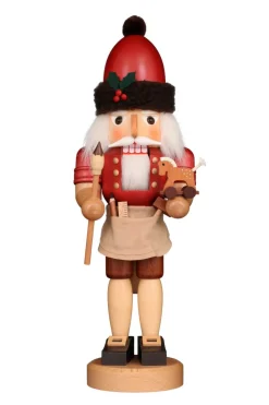 Christian Ulbricht Nussknacker*Nussknacker Weihnachtsmann Werkstatt, 42 cm von