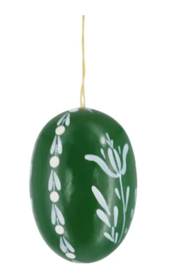Figurenland Uhlig GmbH Ostereier*Osterei dunkelgrün mit Tulpen von
