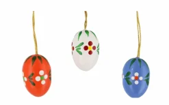 Figurenland Uhlig GmbH Ostereier*Ostereier mit Blümchen, 6 Stück, 2 cm von