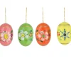 Figurenland Uhlig GmbH Neuheiten*Ostereier mit zarten Blüten, 5 cm, 6 Stück von