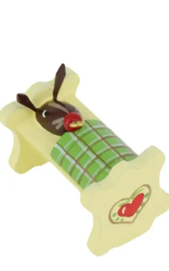 Figurenland Uhlig GmbH Osterhasen*Osterhase - Baby in der Wiege von
