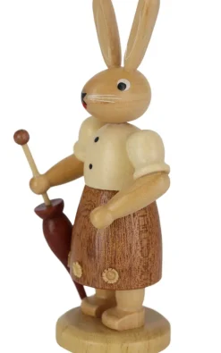 Müller Kleinkunst Osterhasen*Osterhase - Hasenfrau mit Regenschirm, , 11 cm von