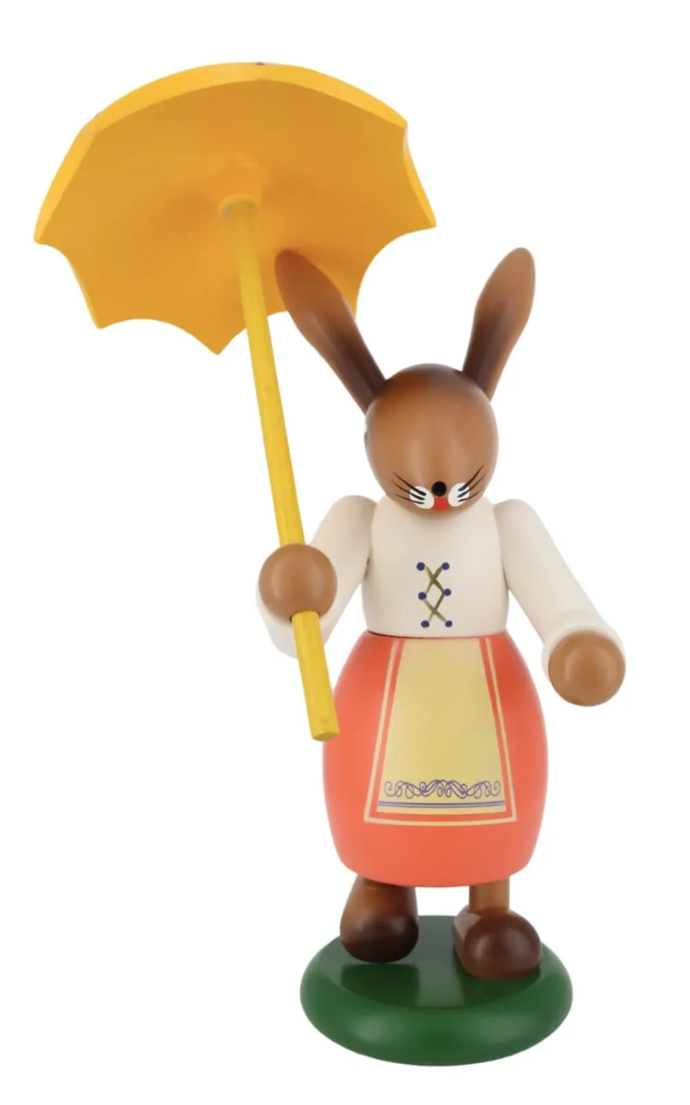SEIFFENcom by Nestler GmbH Osterhasen*Osterhase - Häsin mit Schirm, 21 cm, von SEIFFEN.COM
