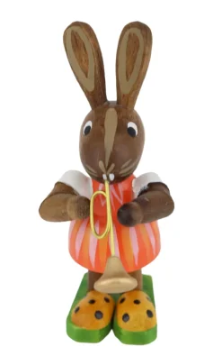Figurenland Uhlig GmbH Osterhasen*Osterhase - Mädchen mit Trompete von