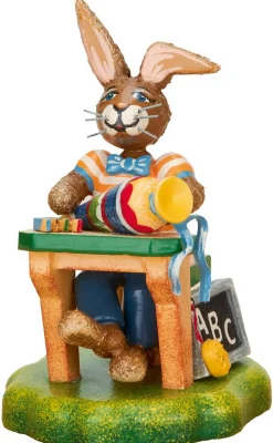 Hubrig Volkskunst Osterhasen*Osterhase Felix`s erster Schultag von