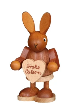 Christian Ulbricht Osterhasen*Osterhase Häsin mit Herz, , 9 cm von