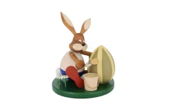 Knuth Neuber Neuheiten | Auslaufartikel*Osterhase Konrad der Eiermaler, 13 cm von