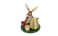 Knuth Neuber Neuheiten | Auslaufartikel*Osterhase Konrad der Eiermaler, 13 cm von