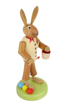 SEIFFENcom by Nestler GmbH Neuheiten | Osterhasen*Osterhase Maler mit Pinsel, 28 cm, von SEIFFEN.COM