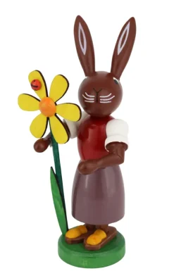 Thomas Preißler Osterhasen*Osterhase mit Blume, 9 cm von