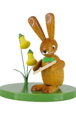 Zenker Neuheiten*Osterhase mit Farbpalette und Blumen, 7 cm von Ralf