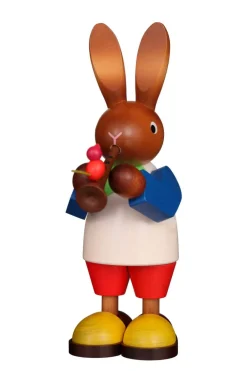 Christian Ulbricht Osterhasen*Osterhase mit Flöte, 23 cm von