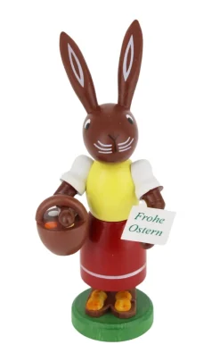 Thomas Preißler Osterhasen*Osterhase mit Handkorb, 9 cm von