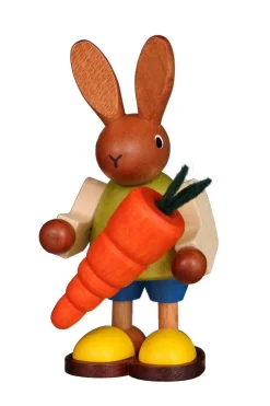 Christian Ulbricht Neuheiten*Osterhase mit Karotte, 9 cm von