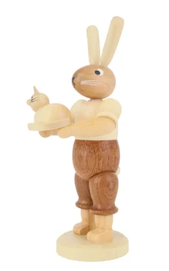 Müller Kleinkunst Osterhasen*Osterhase mit Katze, 11 cm, von