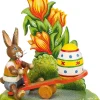 Hubrig Volkskunst Neuheiten | Osterhasen*Osterhase mit Ostereierwippe, 12 cm von