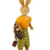 Holzkunst Gahlenz Osterhasen*Osterhase mit Picknickkorb, 25 cm von