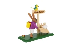 SEIFFENcom by Nestler GmbH Neuheiten*Osterhase mit Schubkarre, 12 cm, von SEIFFEN.COM