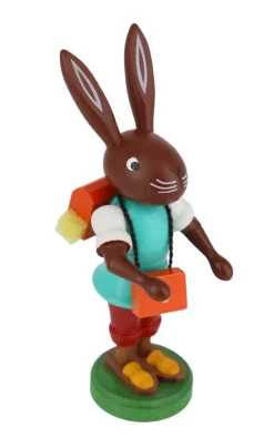 Thomas Preißler Osterhasen*Osterhase mit Schulranzen, 9 cm von