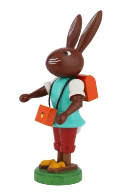 Thomas Preißler Osterhasen*Osterhase mit Schulranzen, 9 cm von