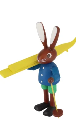 holz.kunst Stephan Kaden Osterhasen*Osterhase mit Ski von Stephan Kaden