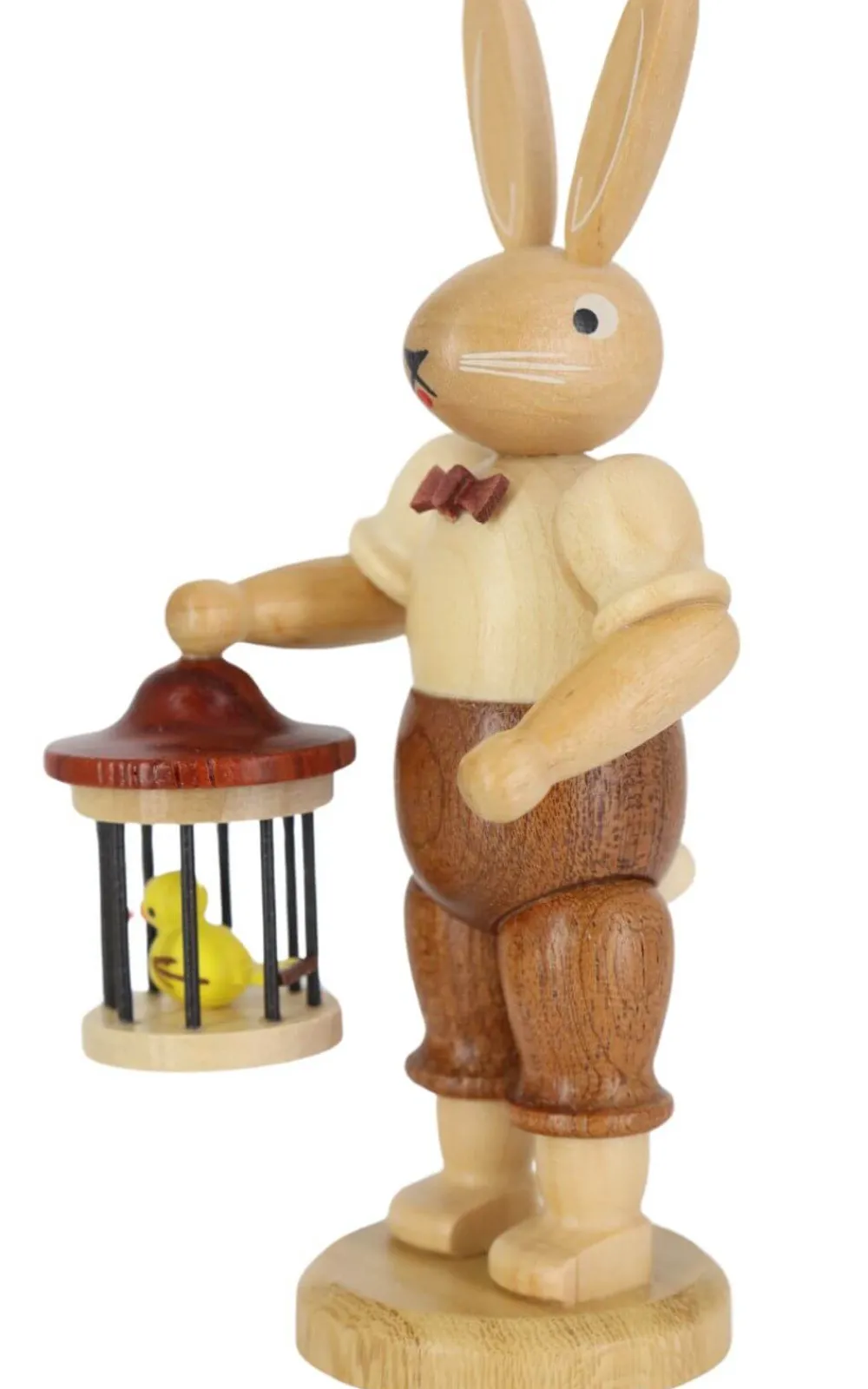 Müller Kleinkunst Osterhasen*Osterhase mit Vogelkäfig, 11 cm, von