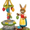 Hubrig Volkskunst Neuheiten*Osterhase Osterbrunnen von