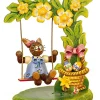 Hubrig Volkskunst Neuheiten | Osterhasen*Osterhase Sabinchens Blumenschaukel von