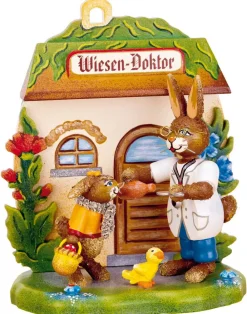 Hubrig Volkskunst Neuheiten | Osterhasen*Osterhase Wiesendoktor, 12 cm, von
