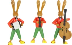 Zenker Neuheiten*Osterhasen - Trio Streicher, 12 cm, von Ralf