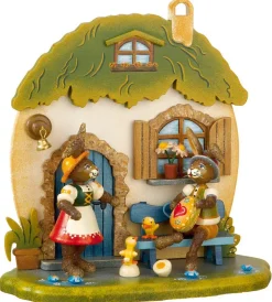 Hubrig Volkskunst Neuheiten*Osterhasen Hasenhausen, 17 cm von