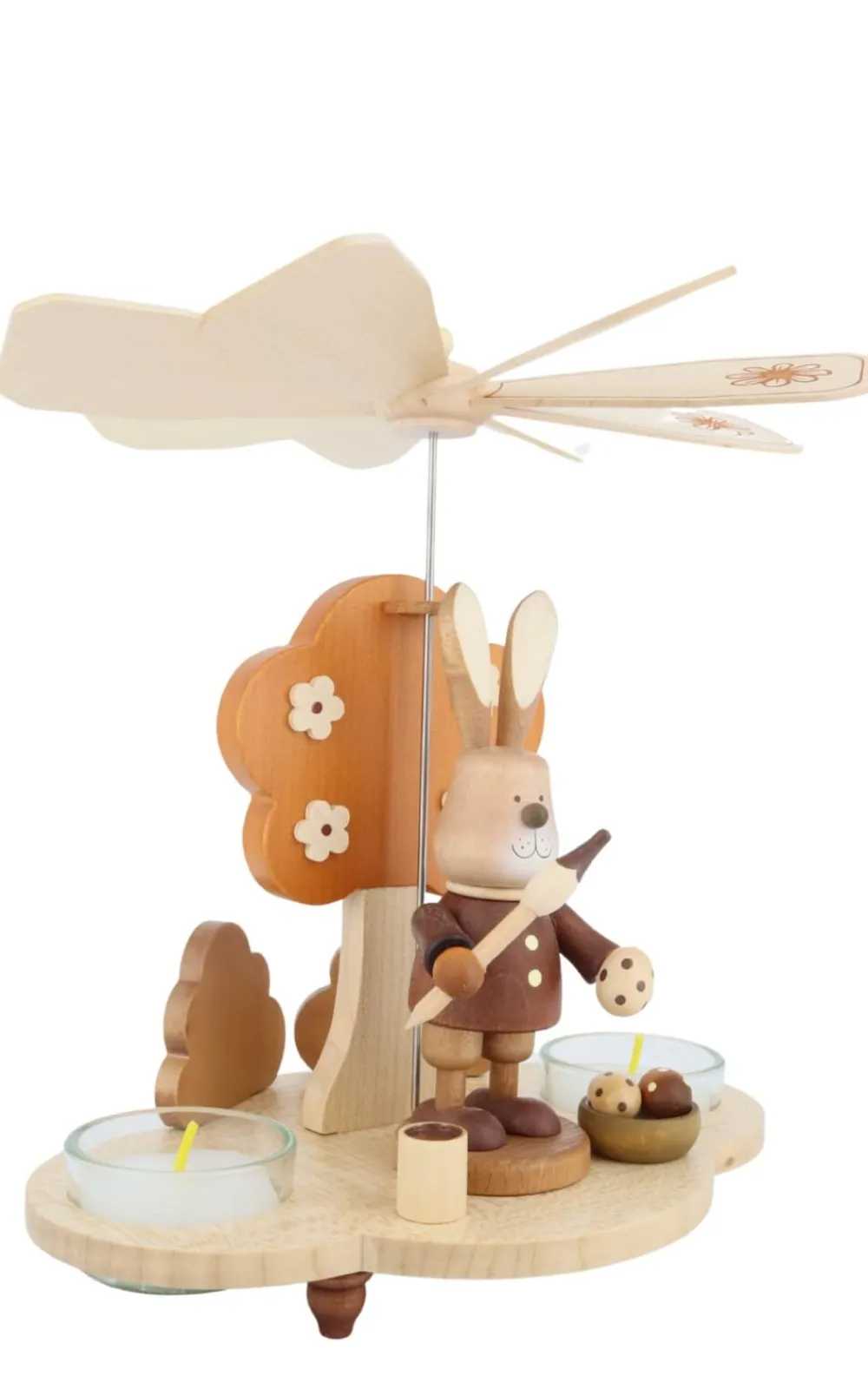 Christian Ulbricht Neuheiten | Osterpyramide & Osterkerzenhalter*Osterpyramide mit Osterhase, , 20 cm von